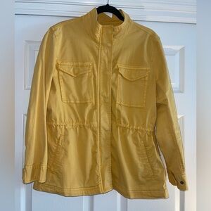 Style & Co. Twill Jacket Gold Size Large